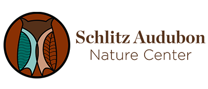 Logo for the Schlitz Audubon Nature Center