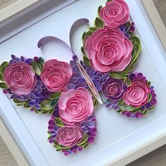 quilled butterfly
