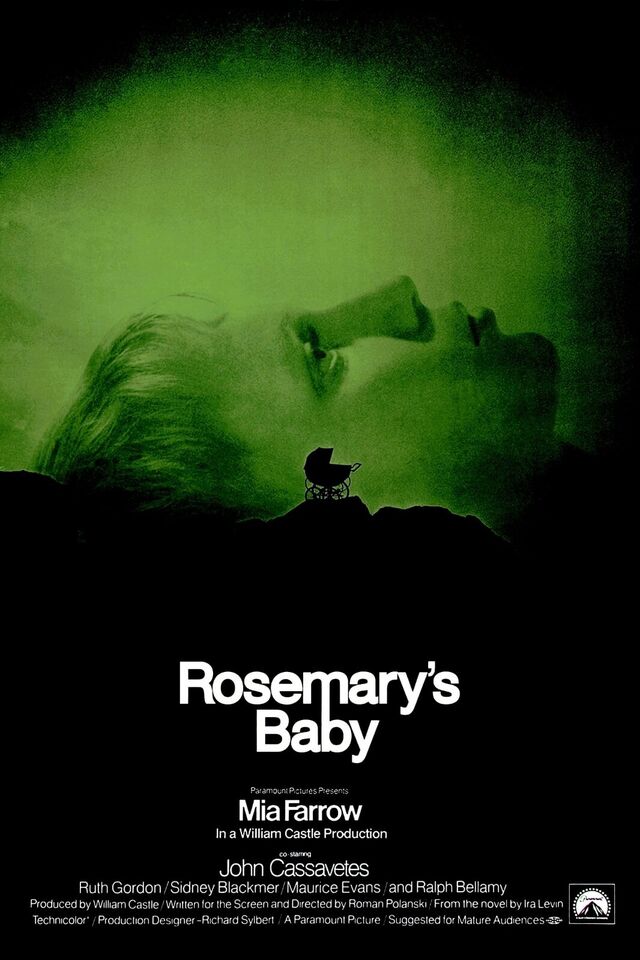 Movie poster for Rosemary's Baby 1968