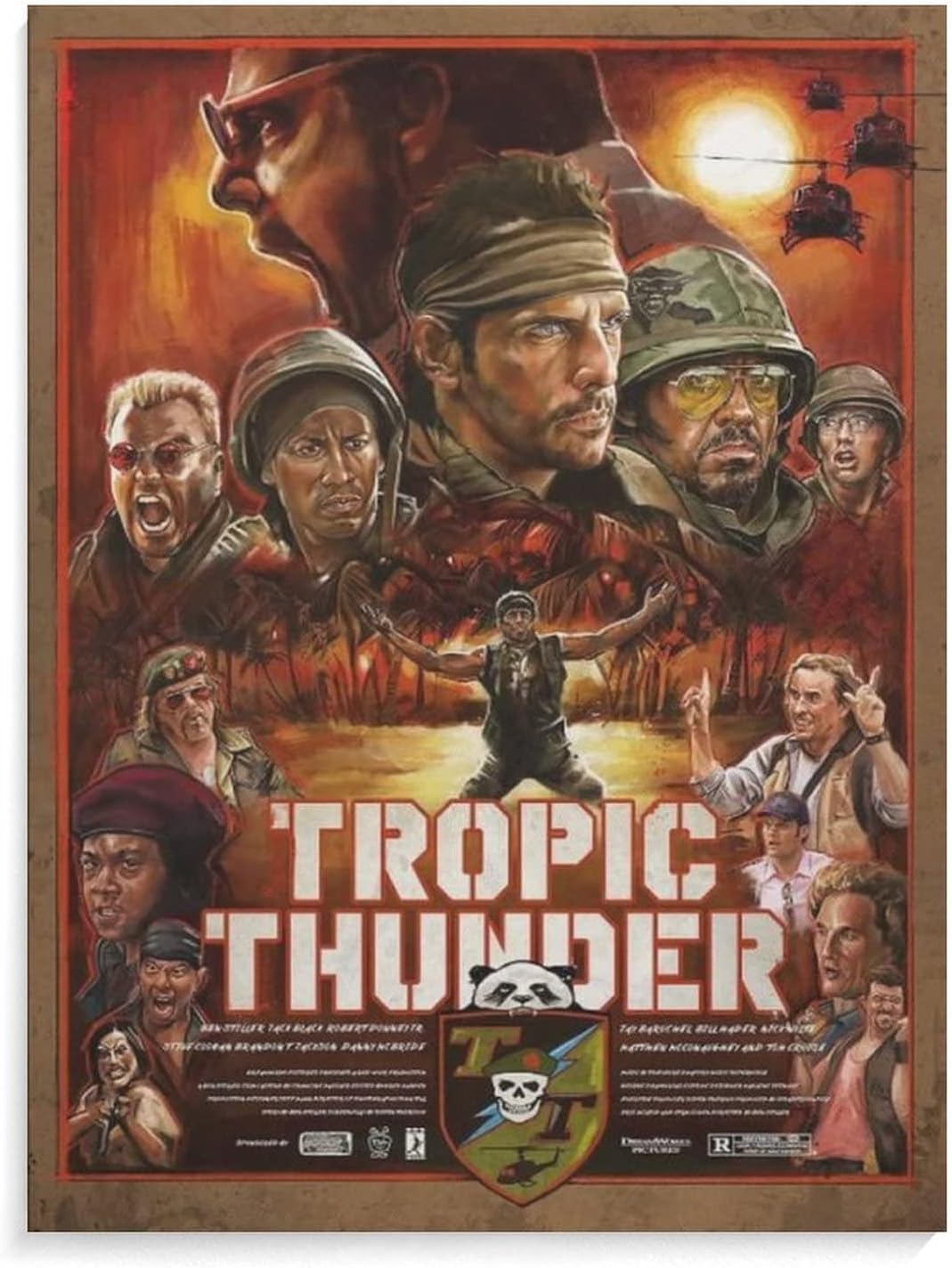 Tropic thunder movie poster