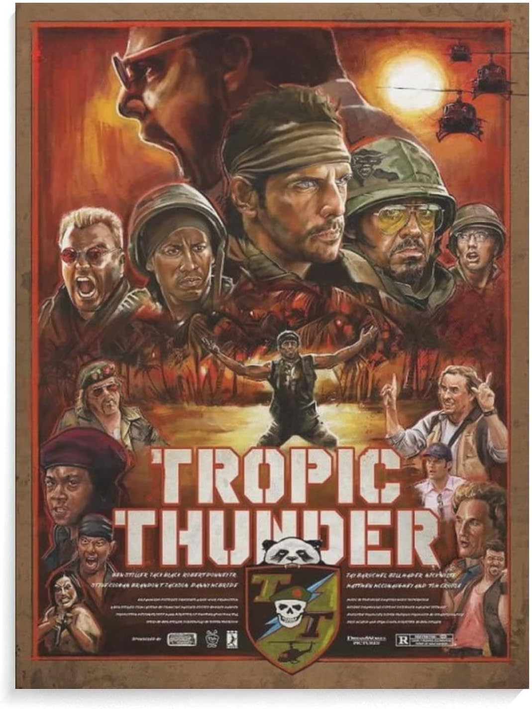 Tropic thunder movie poster