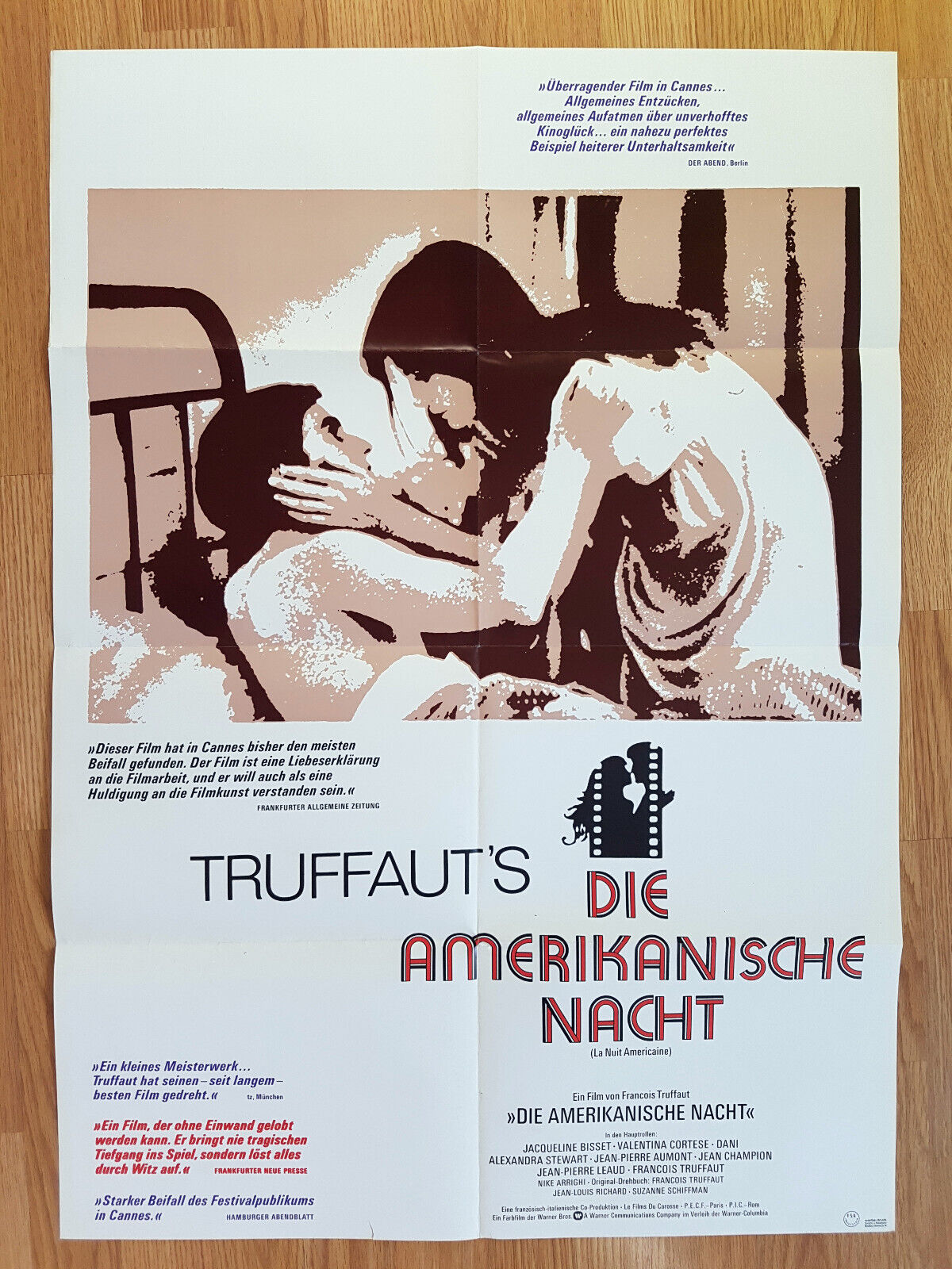 movie poster of Truffaut's Day for Night