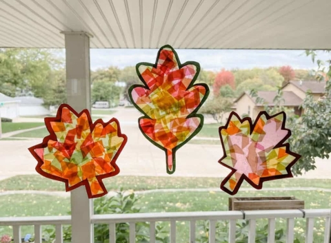 Leaf suncatcher