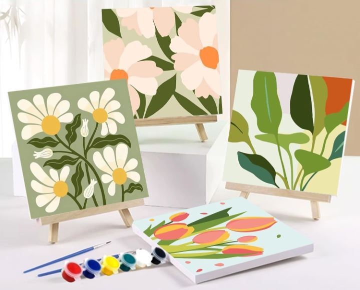 paint by number flowers