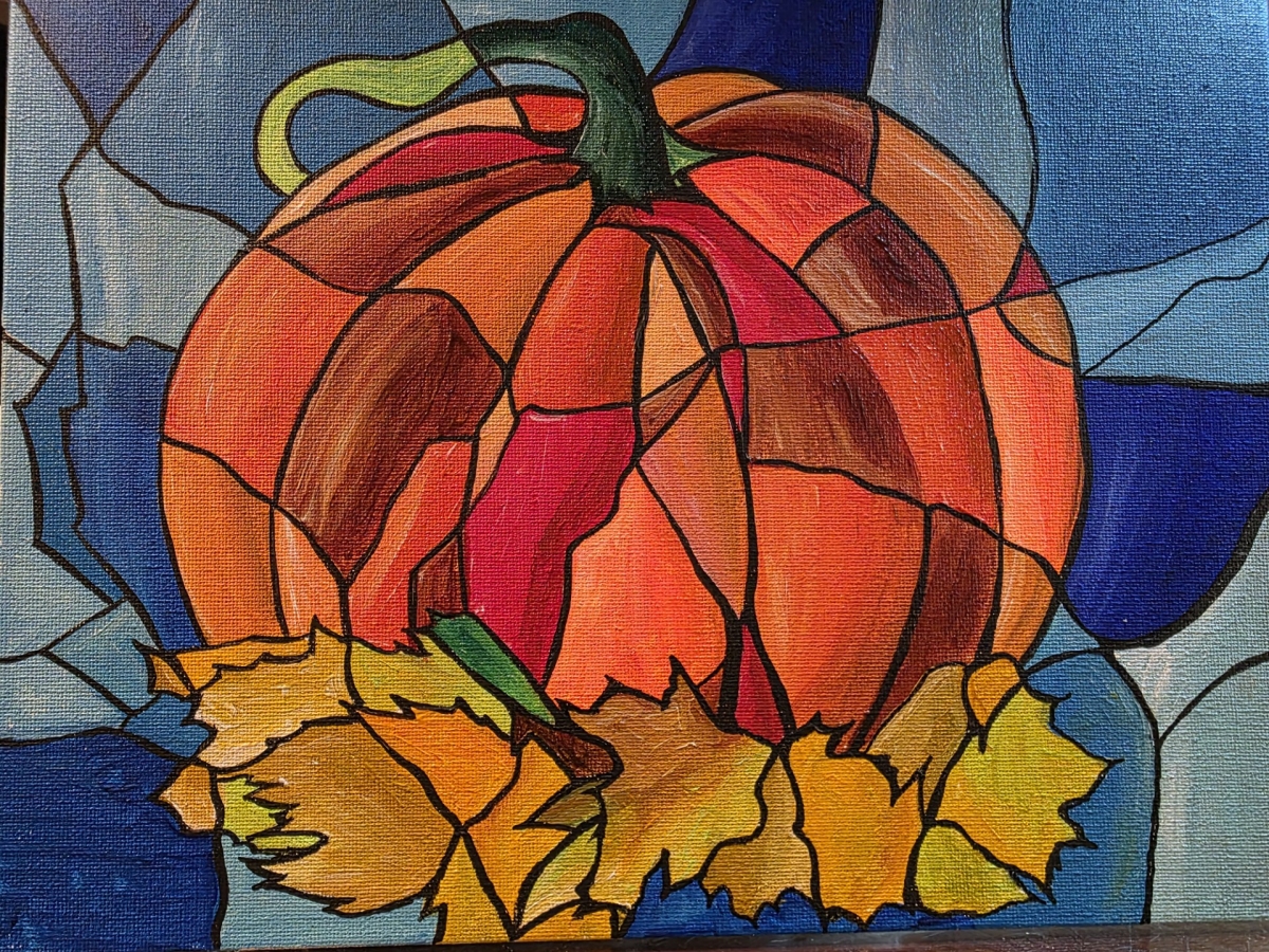 Carla's Pumpkin Painting