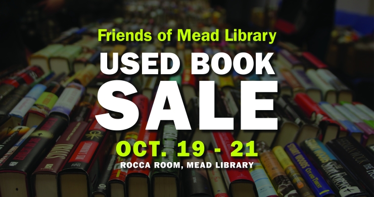 promotional image for friends book sale