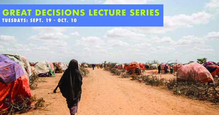 Great Decisions Lecture Series promotion