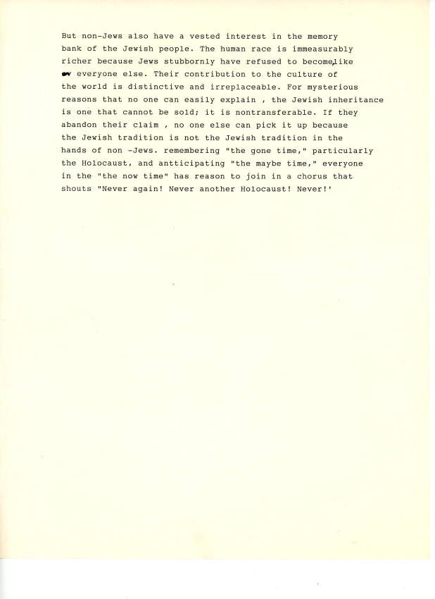 Roy Larson's- The Survivors Mandate page 2