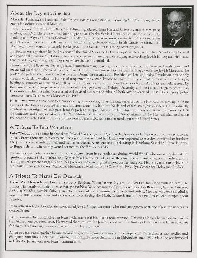 Tribute to Fela Warschau