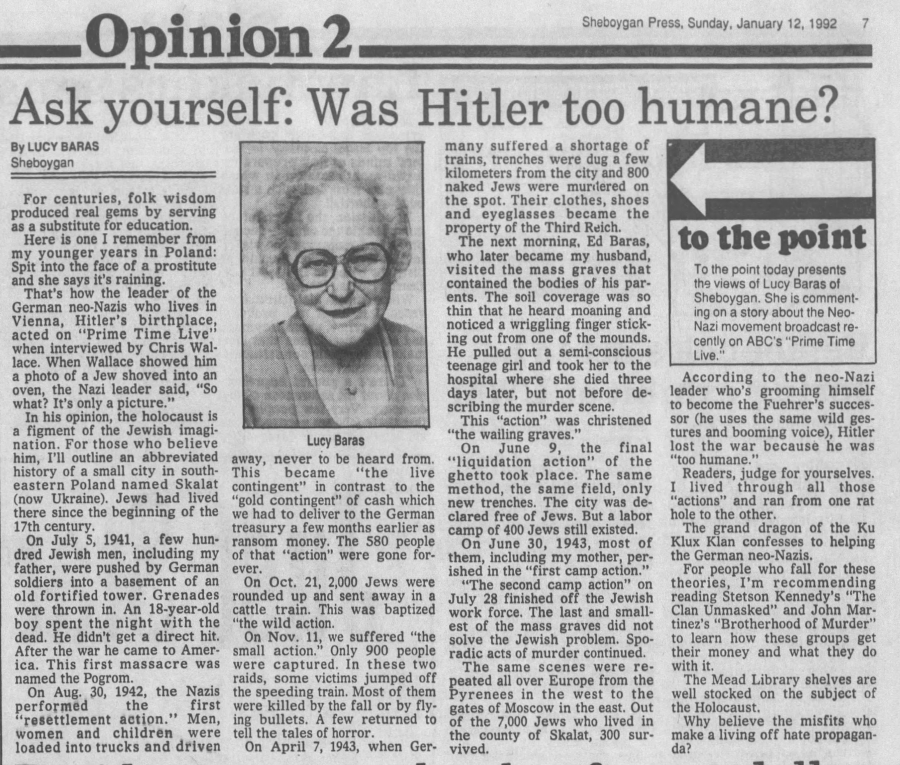 Ask Yourself: Was Hitler Too Humane?