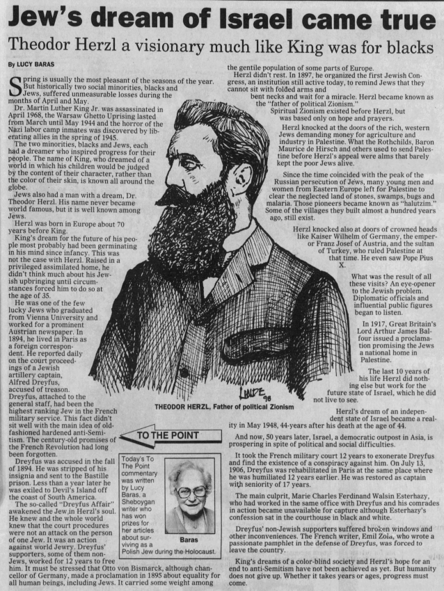 Jew's Dream of Israel Came True