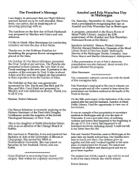 Article- Anschel And Fela Warschau Day in Sheboygan