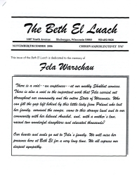 Robert Matzner remembers Fela Warschau